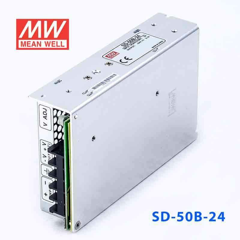 Mean Well SD-50B-24 DC-DC Converter - 50W - 19~36V in 24V out 2.1A - SD-50B-24 - powersupplymall.com