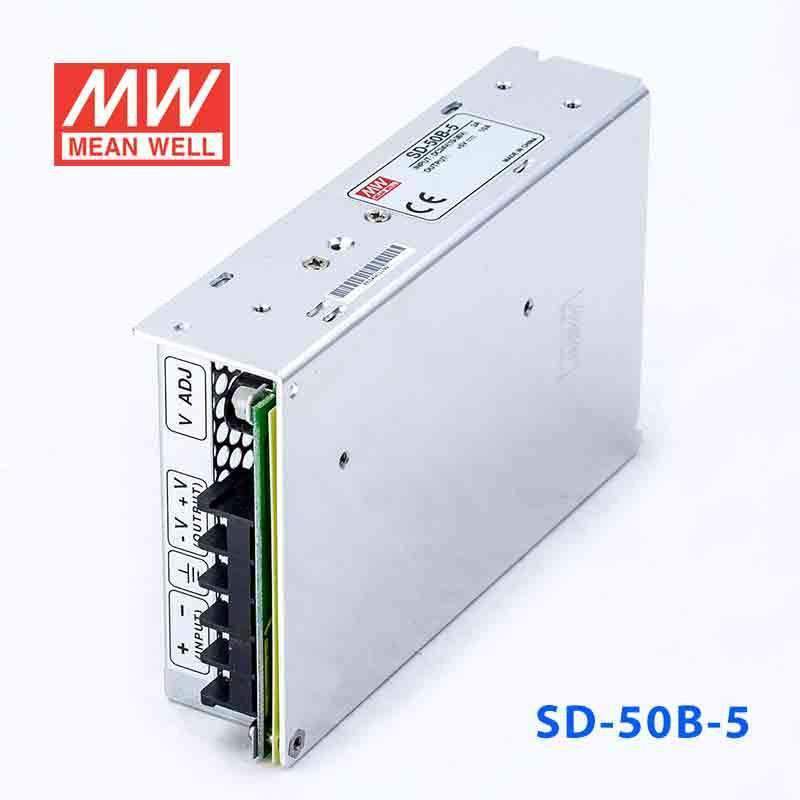 Mean Well SD - 50B - 5 DC - DC Converter - 50W - 19~36V in 5V out - SD - 50B - 5 - powersupplymall.com