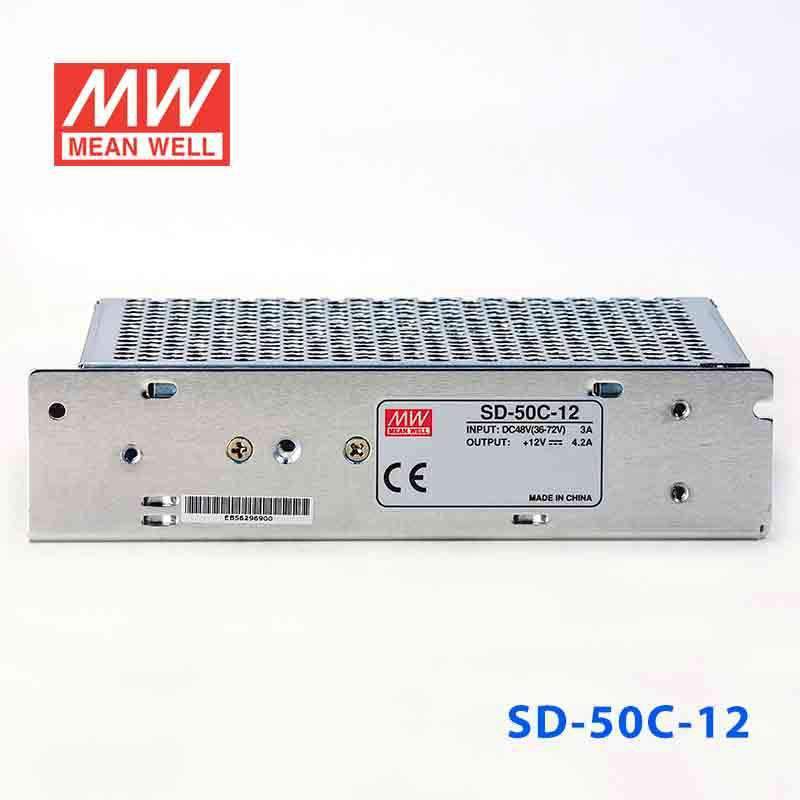 Mean Well SD - 50C - 12 DC - DC Converter - 50W - 36~72V in 12V out - SD - 50C - 12 - powersupplymall.com