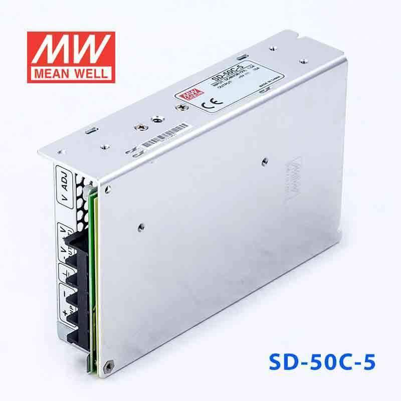 Mean Well SD - 50C - 5 DC - DC Converter - 50W - 36~72V in 5V out - SD - 50C - 5 - powersupplymall.com