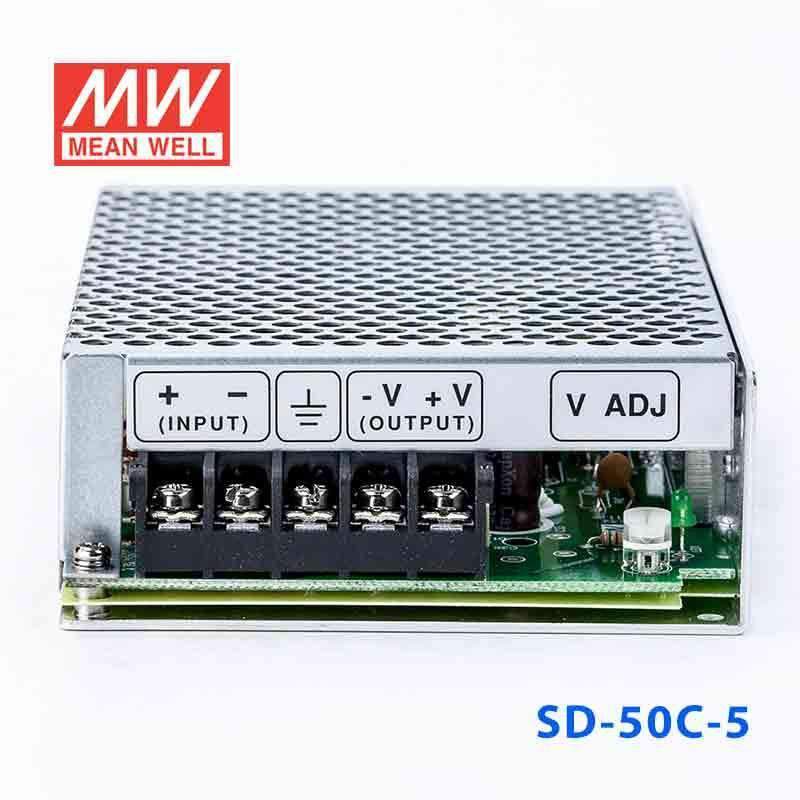 Mean Well SD - 50C - 5 DC - DC Converter - 50W - 36~72V in 5V out - SD - 50C - 5 - powersupplymall.com