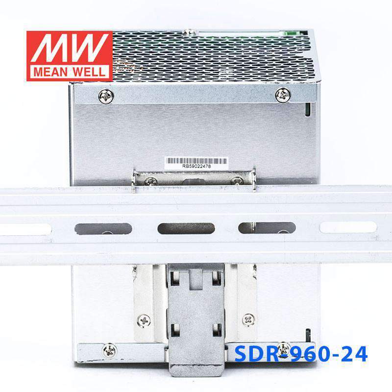 Mean Well SDR - 960 - 24 AC - DC Industrial DIN rail power supply 24Vdc 40A - SDR - 960 - 24 - powersupplymall.com