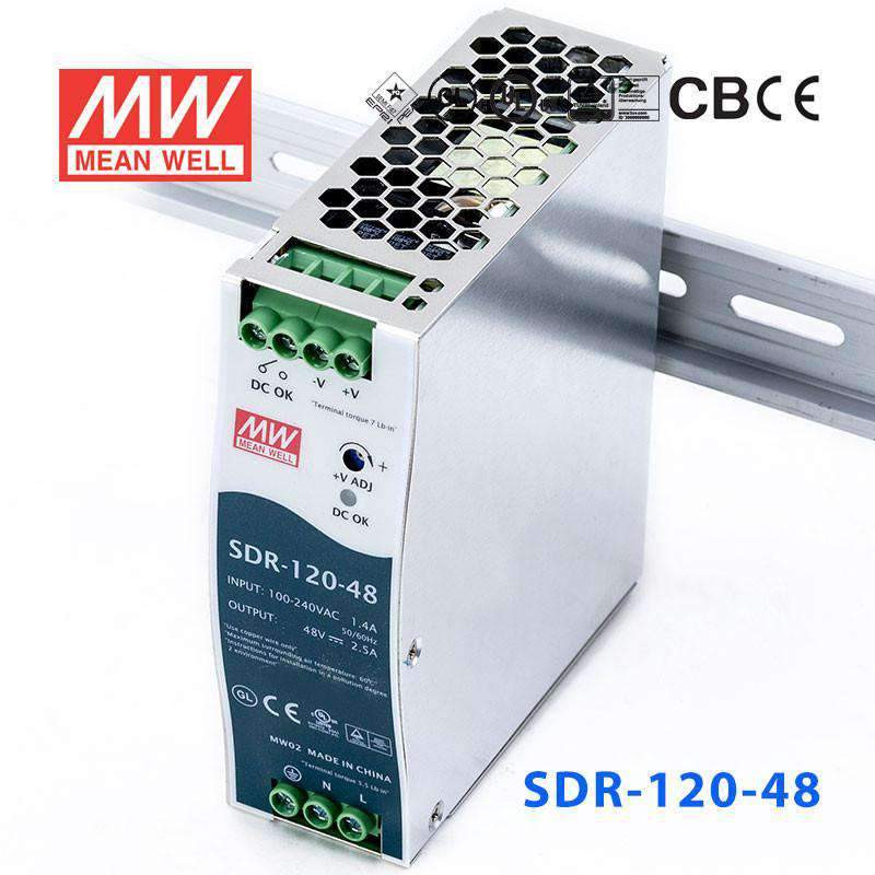 Mean Well SDR Series Power Supply 48V(75~960W) - - powersupplymall.com