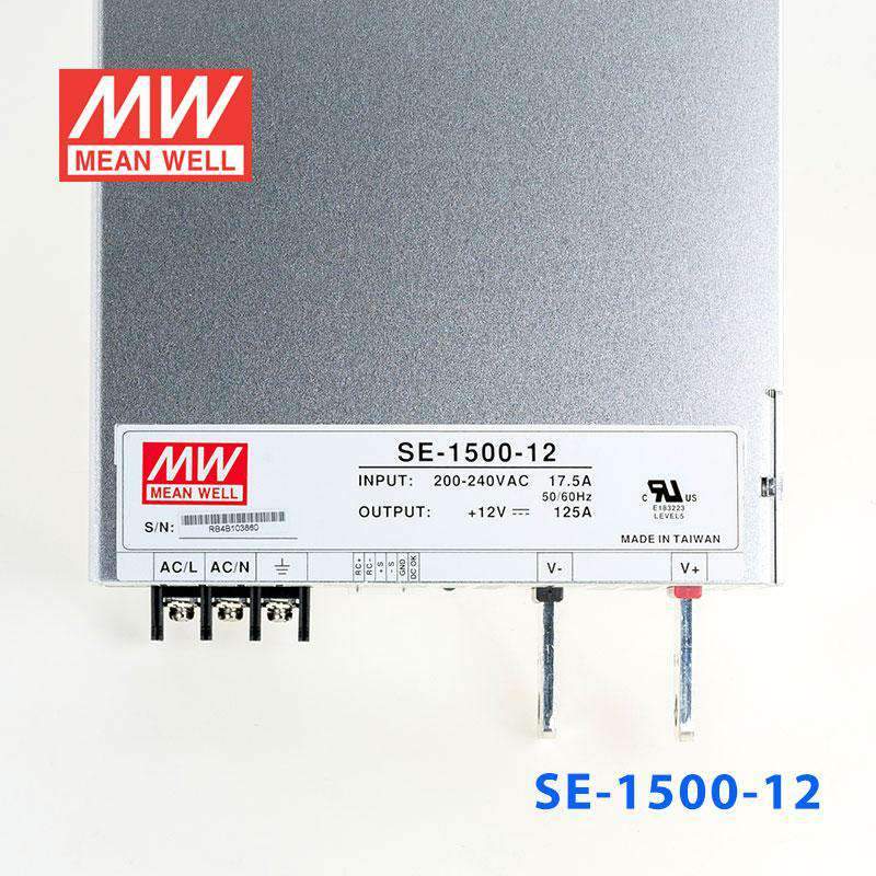 Mean Well SE - 1500 - 12 Power Supply 1500W 12V - SE - 1500 - 12 - powersupplymall.com