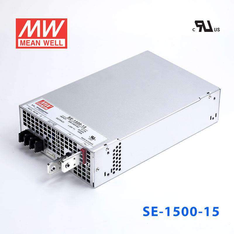 Mean Well SE - 1500 - 15 Power Supply 1500W 15V - SE - 1500 - 15 - powersupplymall.com