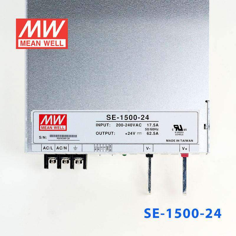 Mean Well SE - 1500 - 24 Power Supply 1500W 24V - SE - 1500 - 24 - powersupplymall.com