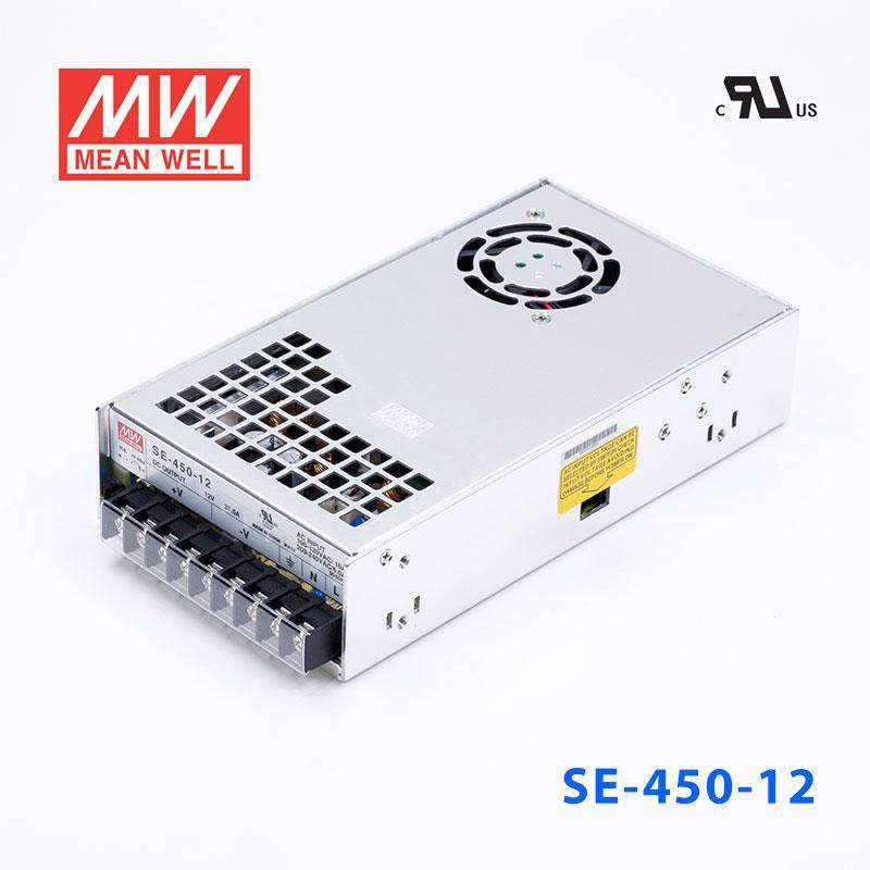 Mean Well SE - 450 - 12 Power Supply 450W 12V - SE - 450 - 12 - powersupplymall.com