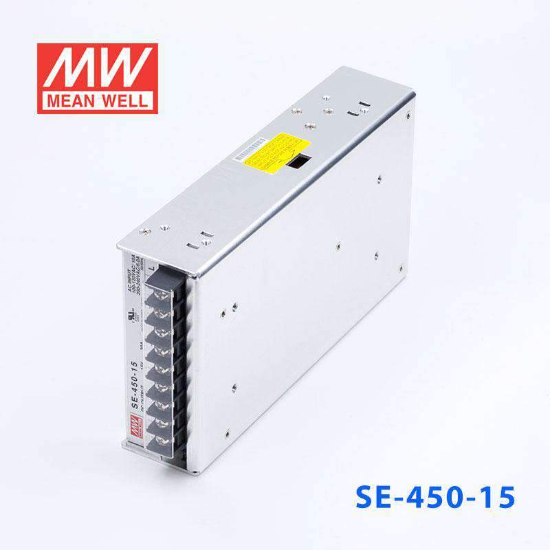 Mean Well SE - 450 - 15 Power Supply 450W 15V - SE - 450 - 15 - powersupplymall.com