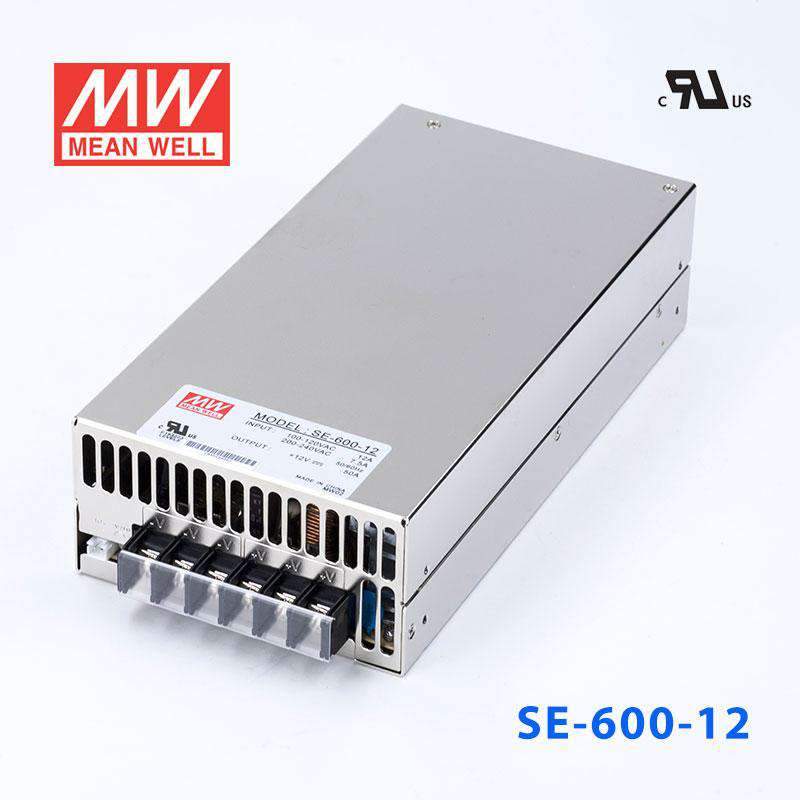 Mean Well SE - 600 - 12 Power Supply 600W 12V - SE - 600 - 12 - powersupplymall.com