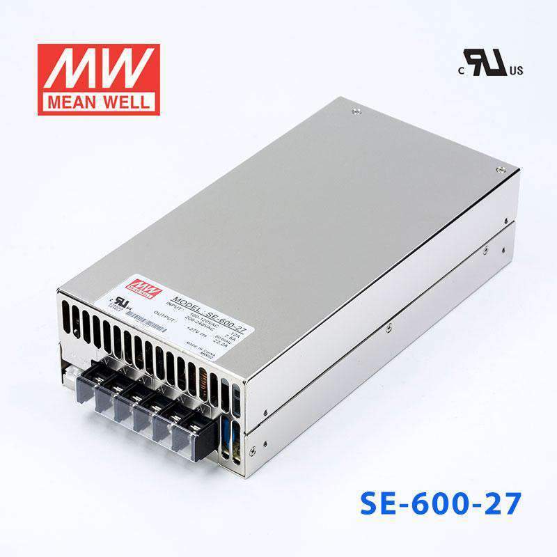Mean Well SE - 600 - 27 Power Supply 600W 27V - SE - 600 - 27 - powersupplymall.com