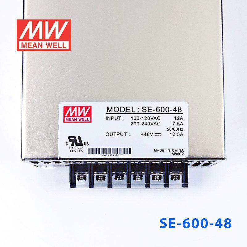 Mean Well SE - 600 - 48 Power Supply 600W 48V - SE - 600 - 48 - powersupplymall.com