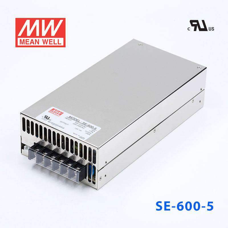Mean Well SE - 600 - 5 Power Supply 500W 5V - SE - 600 - 5 - powersupplymall.com