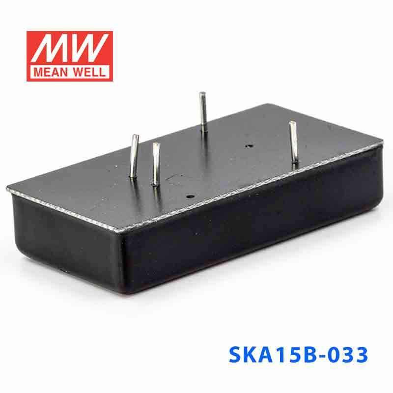 Mean Well SKA15B-033 DC-DC Converter - 15W - 18~36V in 3.3V out 3A - SKA15B-033 - powersupplymall.com