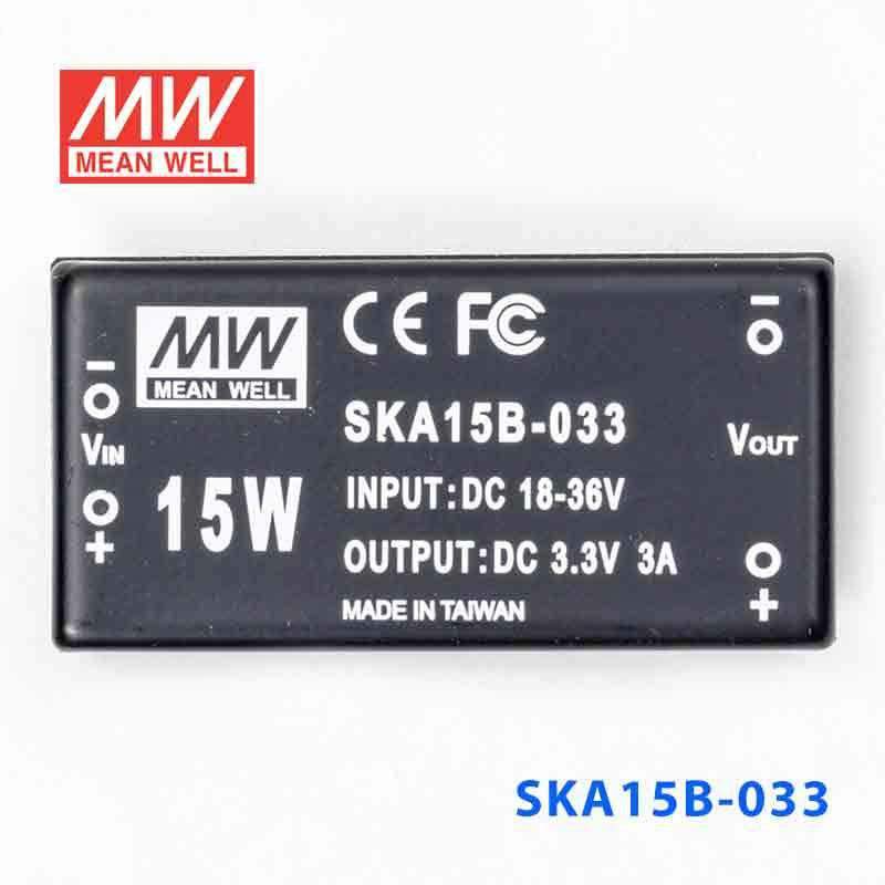 Mean Well SKA15B - 033 DC - DC Converter - 15W - 18~36V in 3.3V out - SKA15B - 033 - powersupplymall.com