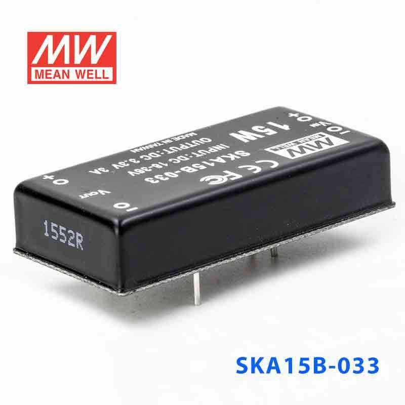 Mean Well SKA15B - 033 DC - DC Converter - 15W - 18~36V in 3.3V out - SKA15B - 033 - powersupplymall.com