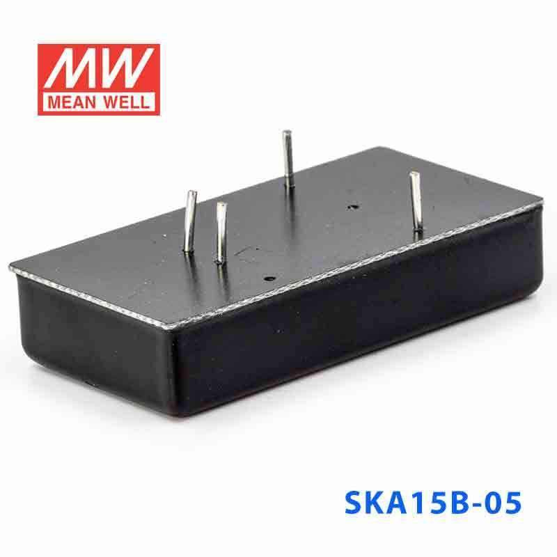 Mean Well SKA15B-05 DC-DC Converter - 15W - 18~36V in 5V out 3A - SKA15B-05 - powersupplymall.com
