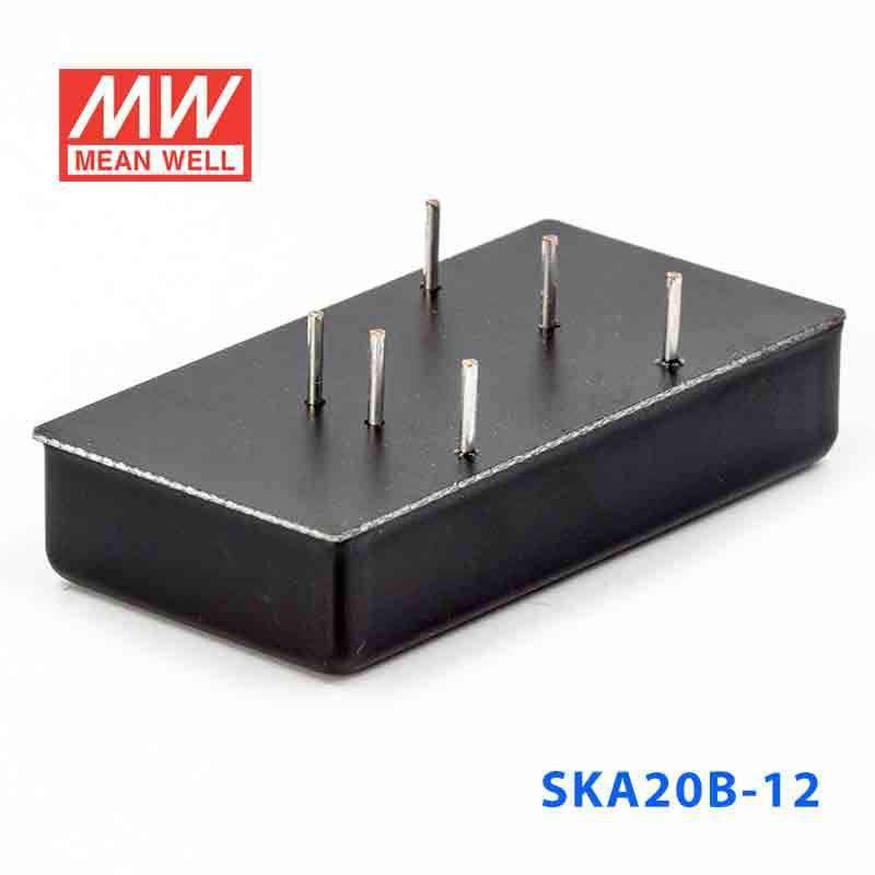 Mean Well SKA20B - 12 DC - DC Converter - 20W - 18~36V in 12V out - SKA20B - 12 - powersupplymall.com