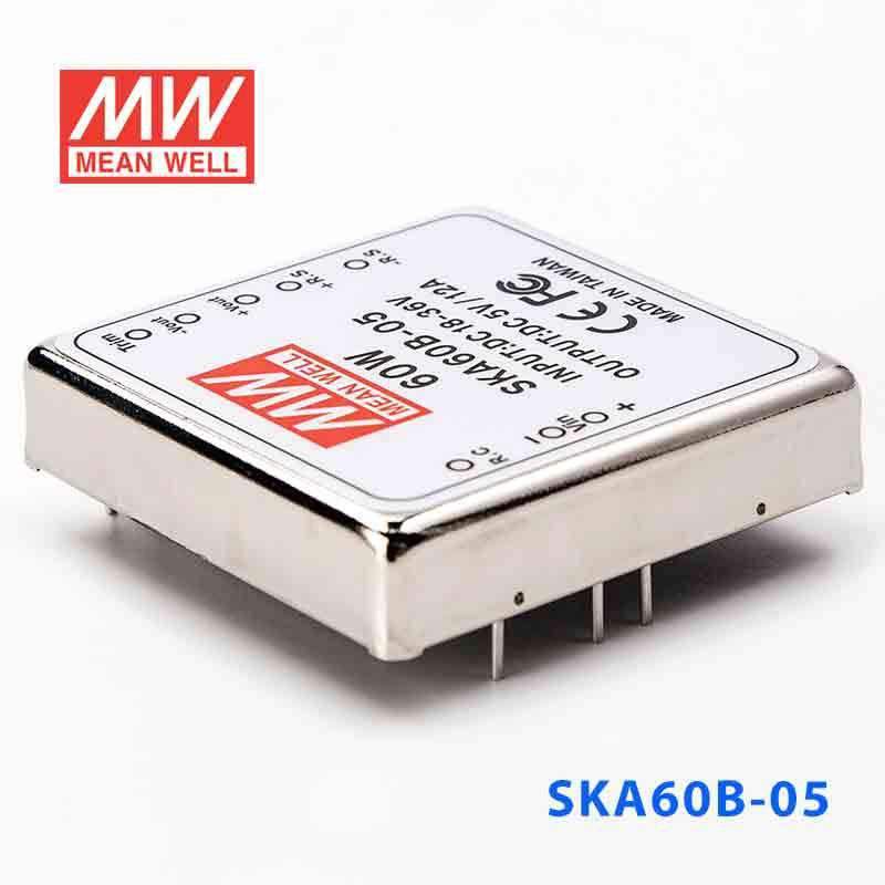 Mean Well SKA60B - 05 DC - DC Converter - 60W - 18~36V in 5V out - SKA60B - 05 - powersupplymall.com