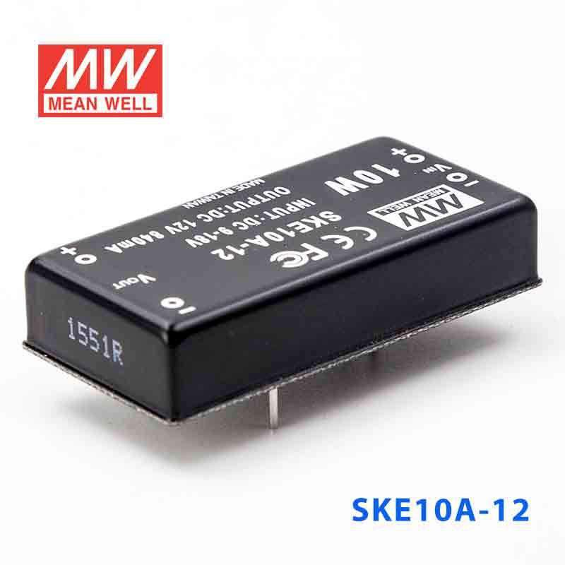 Mean Well SKE10A - 12 DC - DC Converter - 10W - 9~18V in 12V out - SKE10A - 12 - powersupplymall.com