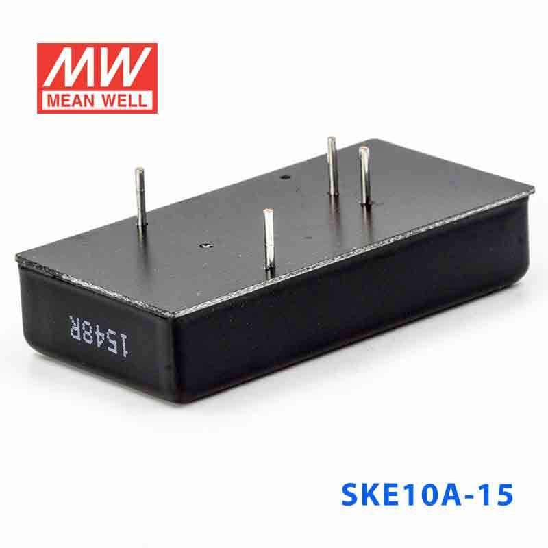 Mean Well SKE10A - 15 DC - DC Converter - 10W - 9~18V in 15V out - SKE10A - 15 - powersupplymall.com