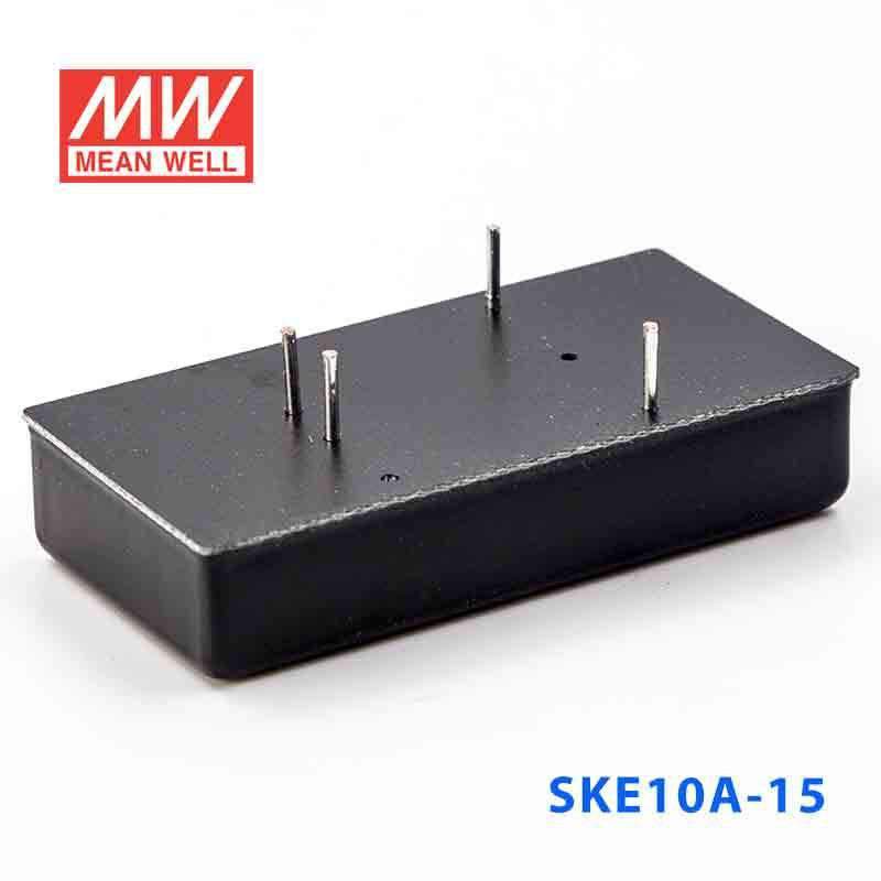 Mean Well SKE10A - 15 DC - DC Converter - 10W - 9~18V in 15V out - SKE10A - 15 - powersupplymall.com