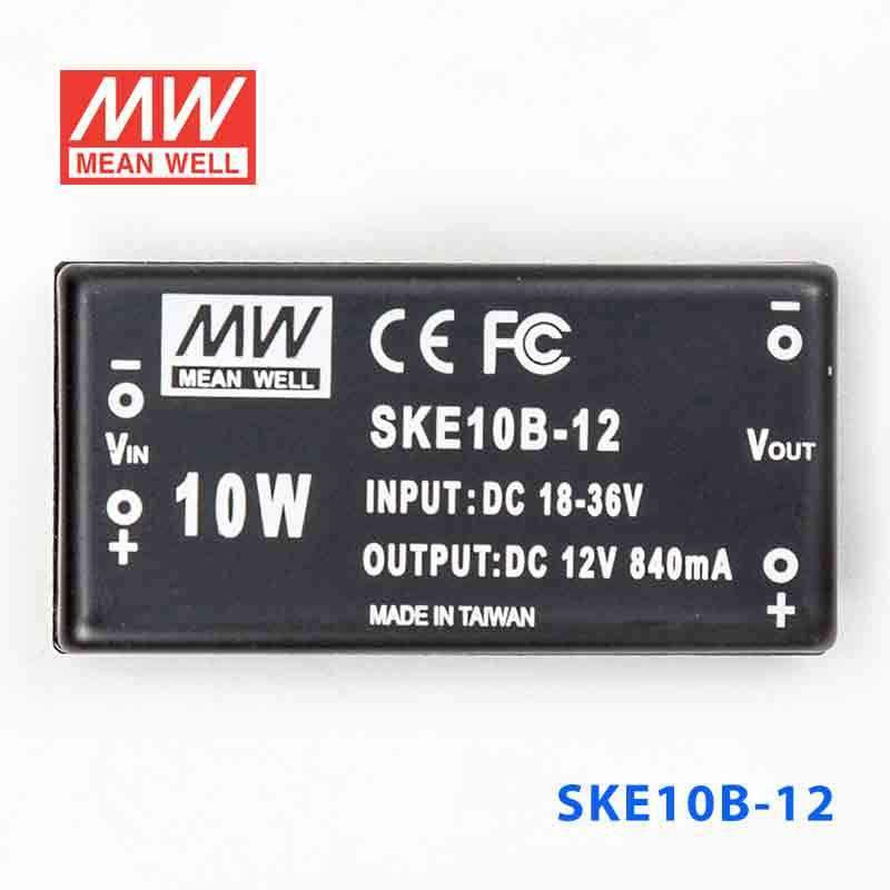Mean Well SKE10B - 12 DC - DC Converter - 10W - 18~36V in 12V out - SKE10B - 12 - powersupplymall.com