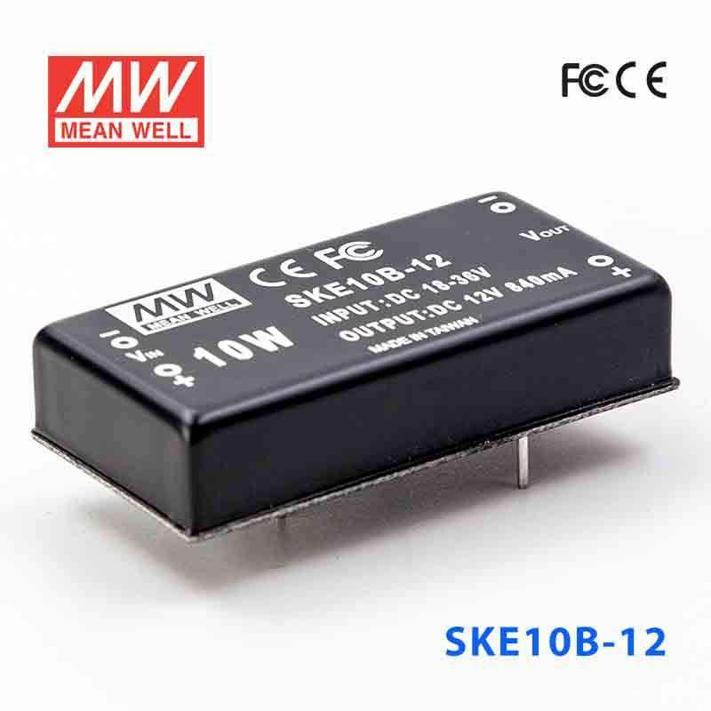 Mean Well SKE10B - 12 DC - DC Converter - 10W - 18~36V in 12V out - SKE10B - 12 - powersupplymall.com