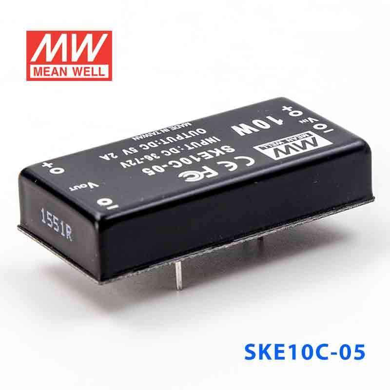 Mean Well SKE10C - 05 DC - DC Converter - 10W - 36~72V in 5V out - SKE10C - 05 - powersupplymall.com