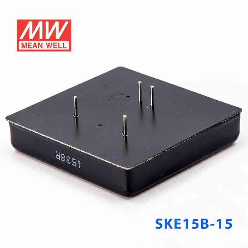 Mean Well SKE15B - 15 DC - DC Converter - 15W - 18~36V in 15V out - SKE15B - 15 - powersupplymall.com