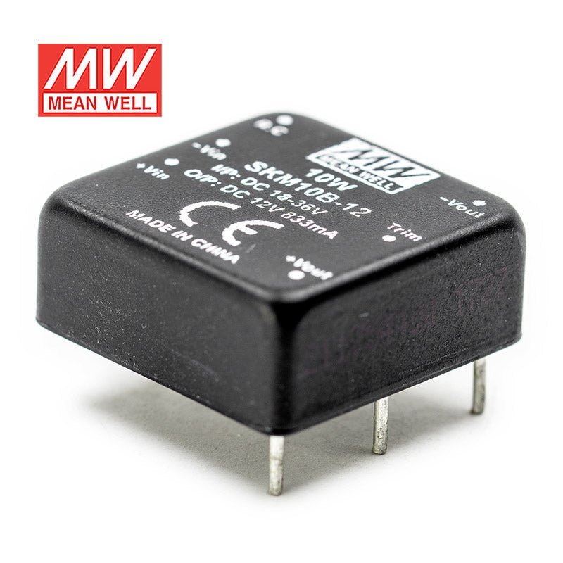 Mean Well SKM10B - 05 DC - DC Converter - 10W - 18~36V in 5V out - SKM10B - 05 - powersupplymall.com