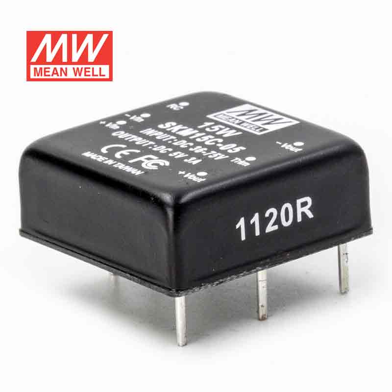 Mean Well SKM15C - 05 DC - DC Converter - 15W - 36~75V in 5V out - SKM15C - 05 - powersupplymall.com