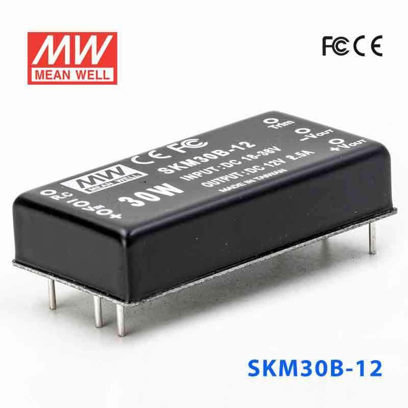 Mean Well SKM30B - 12 DC - DC Converter - 30W - 18~36V in 12V out - SKM30B - 12 - powersupplymall.com
