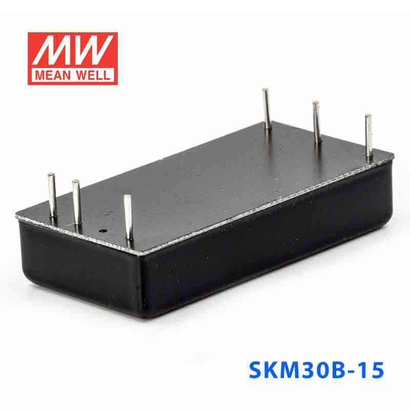 Mean Well SKM30B-15 DC-DC Converter - 30W - 18~36V in 15V out 2A - SKM30B-15 - powersupplymall.com