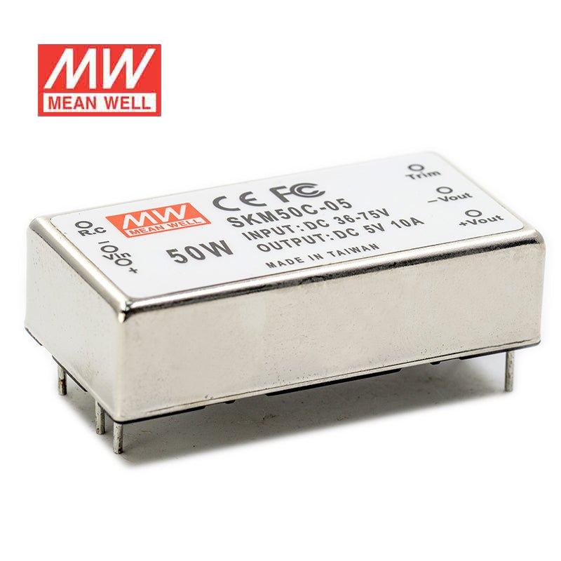 Mean Well SKM50C - 05 DC - DC Converter - 50W - 36~75V in 5V out - SKM50C - 05 - powersupplymall.com