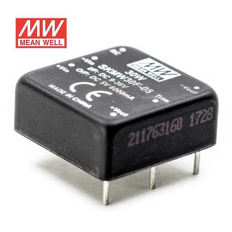 Mean Well SKMW30F - 05 DC - DC Converter - 30W - 9~36V in 5V out - SKMW30F - 05 - powersupplymall.com