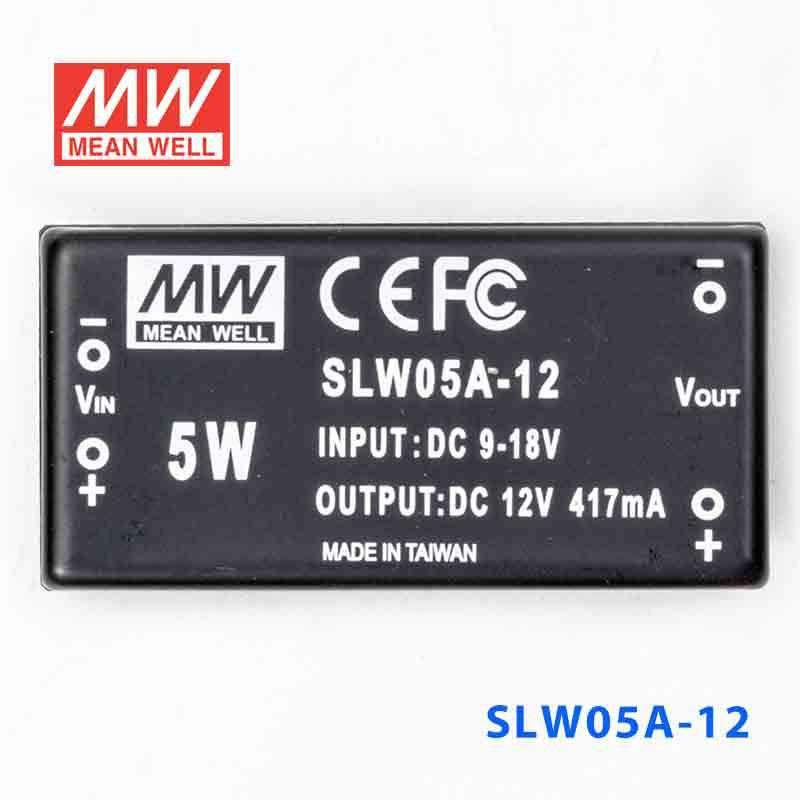 Mean Well SLW05A - 12 DC - DC Converter - 5W - 9~18V in 12V out - SLW05A - 12 - powersupplymall.com