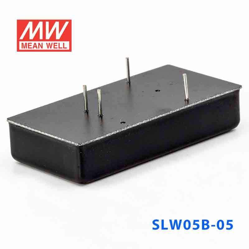 Mean Well SLW05B - 05 DC - DC Converter - 5W - 18~36V in 5V out - SLW05B - 05 - powersupplymall.com