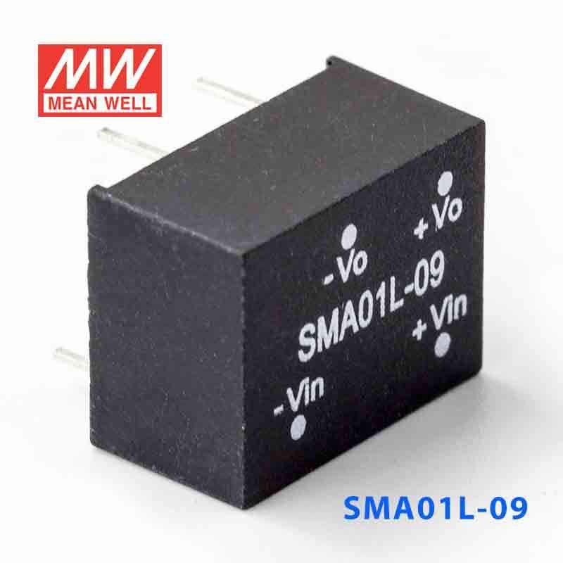 Mean Well SMA01L - 09 DC - DC Converter - 1W - 4.5~5.5V in 9V out - SMA01L - 09 - powersupplymall.com