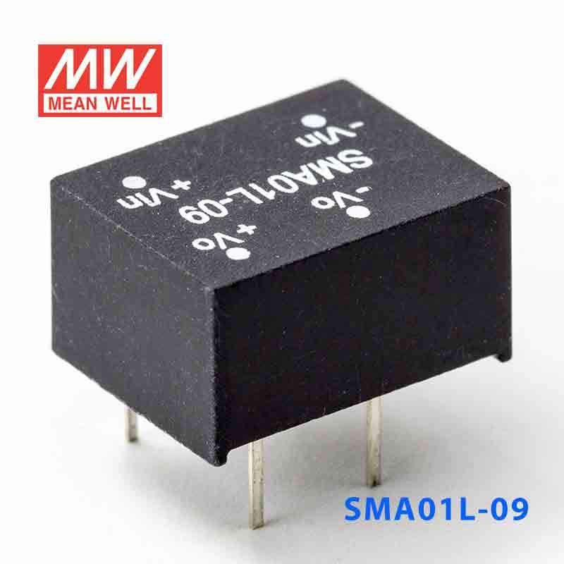 Mean Well SMA01L - 09 DC - DC Converter - 1W - 4.5~5.5V in 9V out - SMA01L - 09 - powersupplymall.com