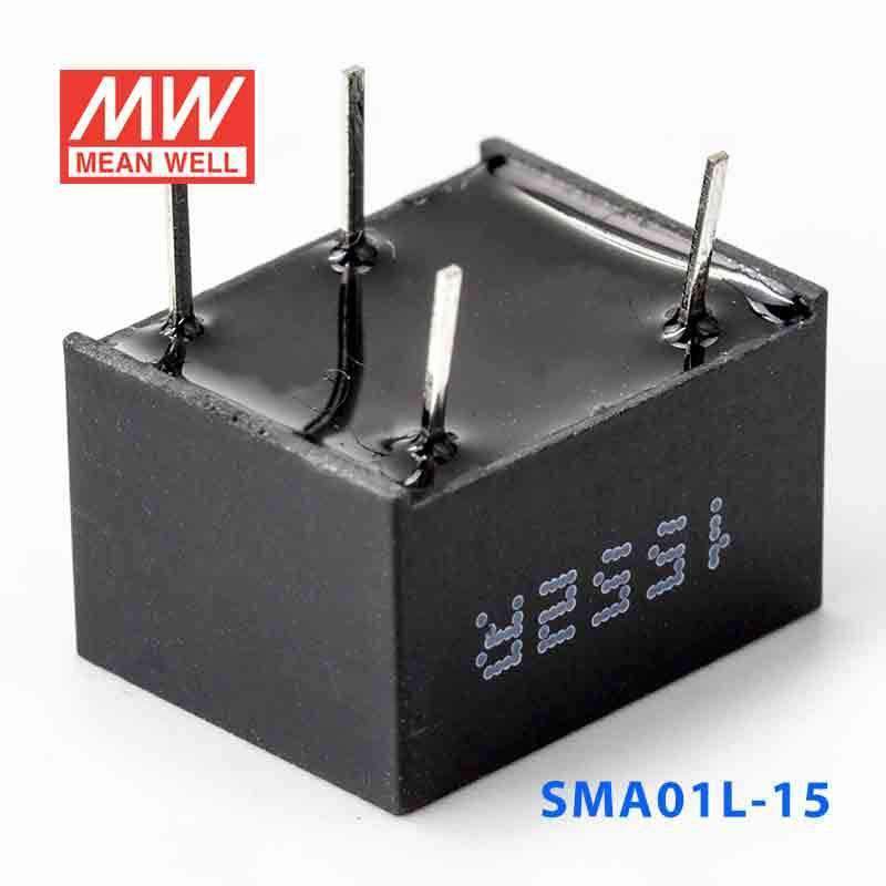 Mean Well SMA01L - 15 DC - DC Converter - 1W - 4.5~5.5V in 15V out - SMA01L - 15 - powersupplymall.com