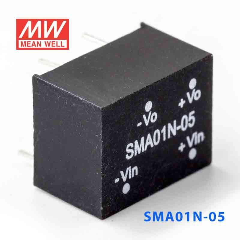 Mean Well SMA01N - 05 DC - DC Converter - 1W - 21.6~26.4V in 5V out - SMA01N - 05 - powersupplymall.com