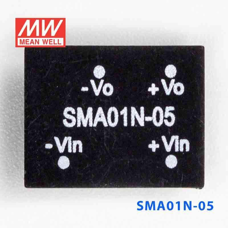 Mean Well SMA01N - 05 DC - DC Converter - 1W - 21.6~26.4V in 5V out - SMA01N - 05 - powersupplymall.com