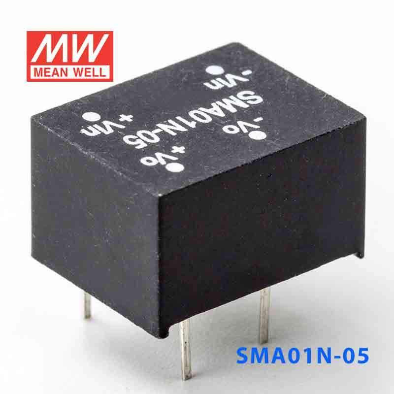 Mean Well SMA01N - 05 DC - DC Converter - 1W - 21.6~26.4V in 5V out - SMA01N - 05 - powersupplymall.com