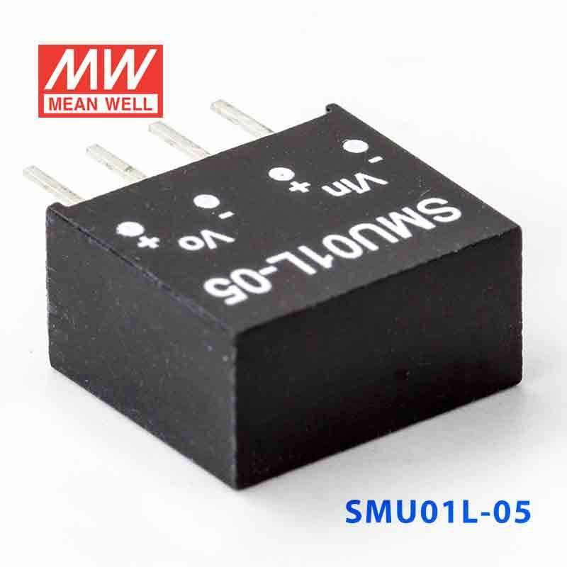 Mean Well SMU01L - 05 DC - DC Converter - 1W - 4.5~5.5V in 5V out - SMU01L - 05 - powersupplymall.com