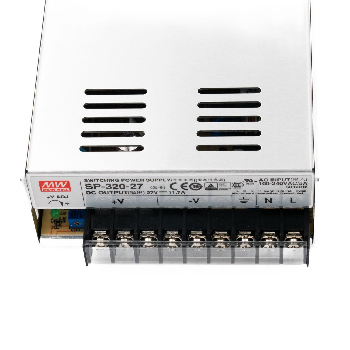 Mean Well SP - 320 - 27 Power Supply 320W 27V - SP - 320 - 27 - powersupplymall.com