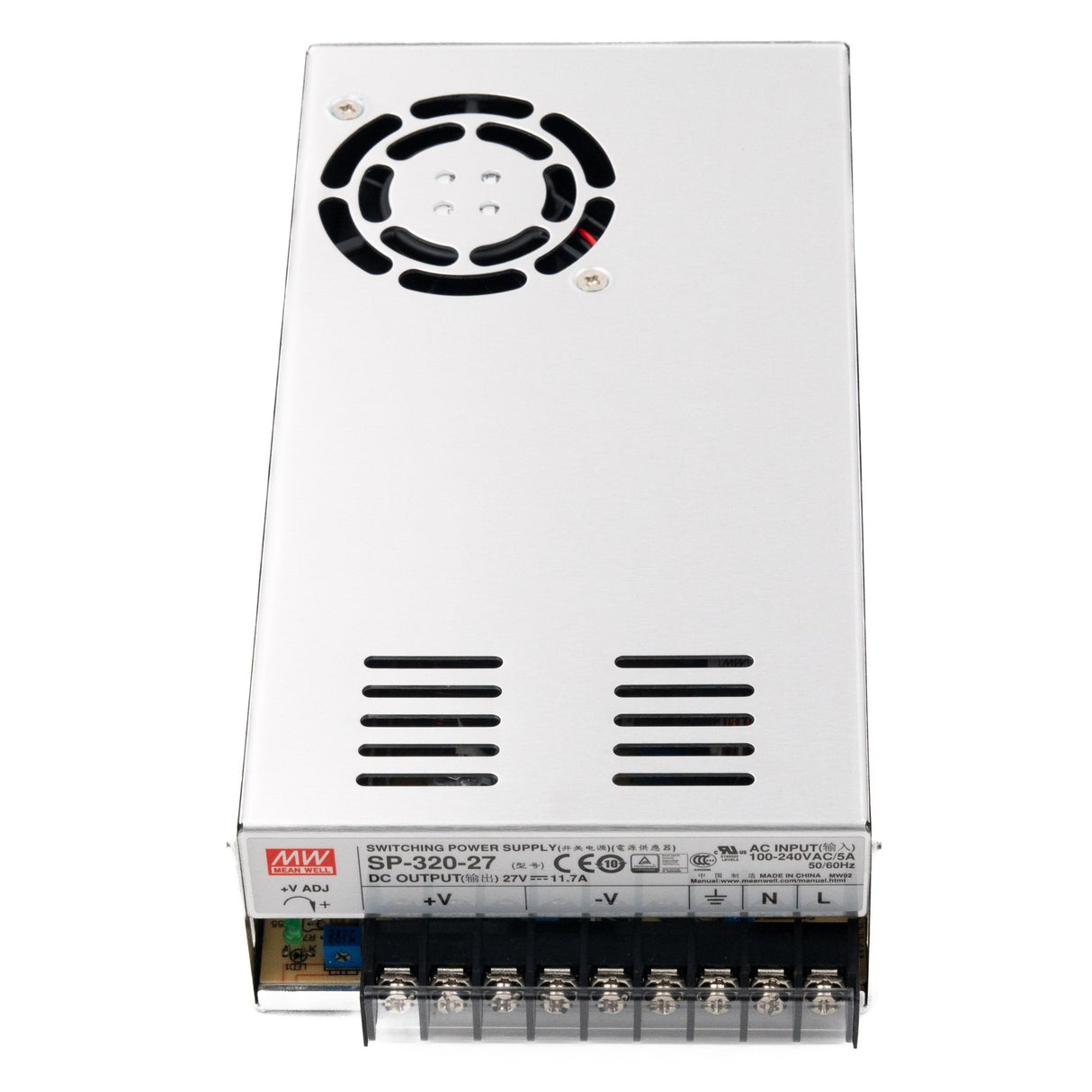 Mean Well SP - 320 - 27 Power Supply 320W 27V - SP - 320 - 27 - powersupplymall.com
