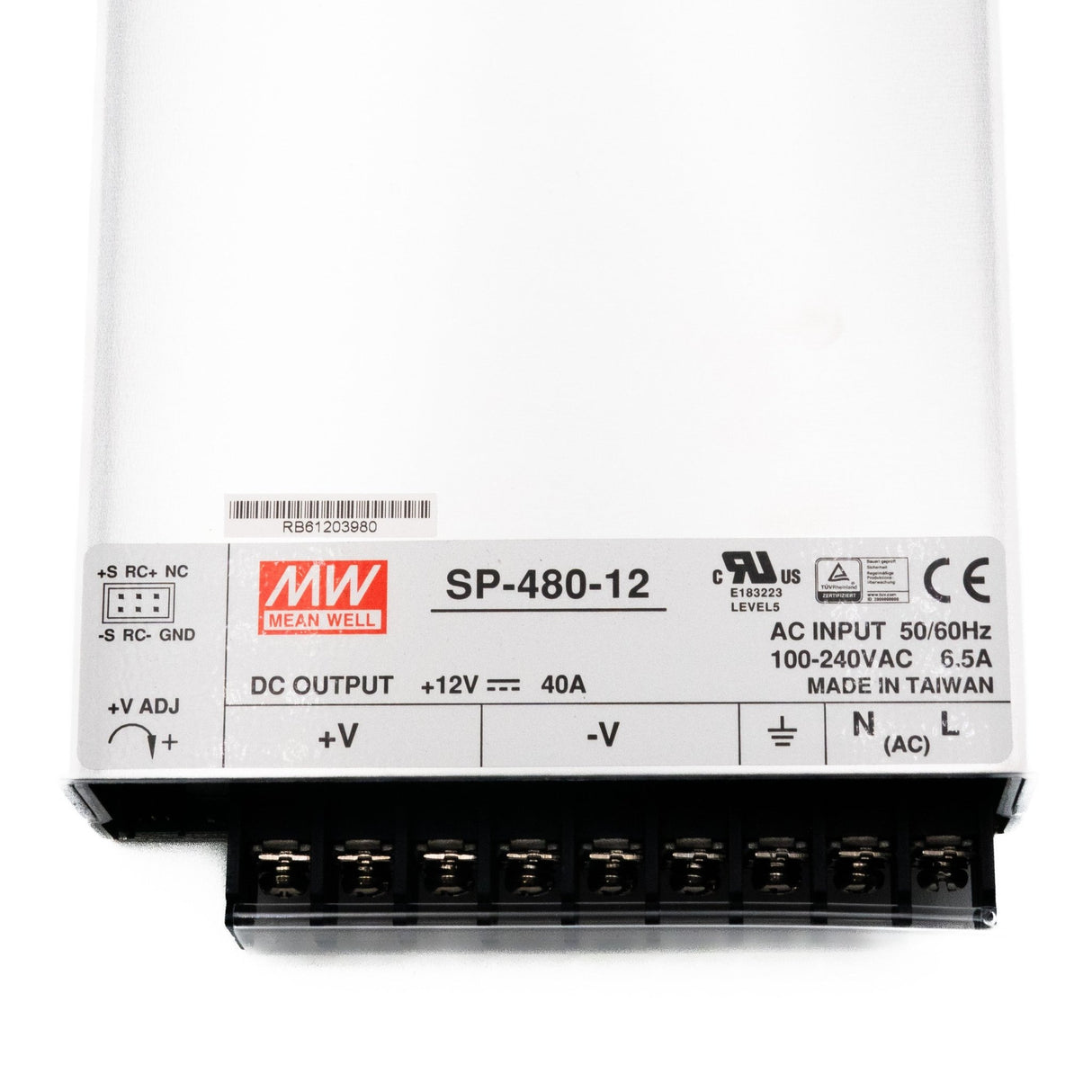 Mean Well SP - 480 - 12 Power Supply 480W 12V - SP - 480 - 12 - powersupplymall.com