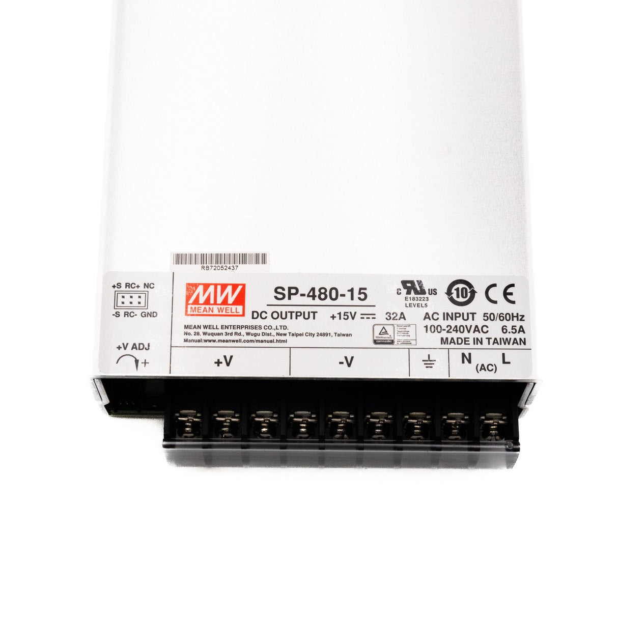 Mean Well SP - 480 - 15 Power Supply 480W 15V - SP - 480 - 15 - powersupplymall.com