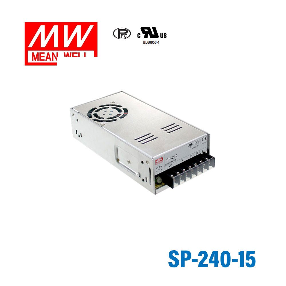 Mean Well SP Series Power Supply 15V(75~480) - - powersupplymall.com