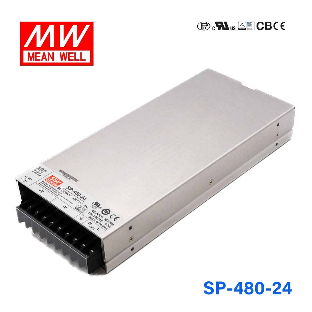 Mean Well SP Series Power Supply 24V(100~480W) - powersupplymall.com